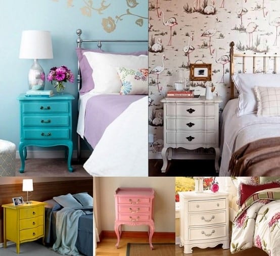 5 Peças de Decoração Vintage que Voltaram a Moda! CRIADO MUDO VINTAGE