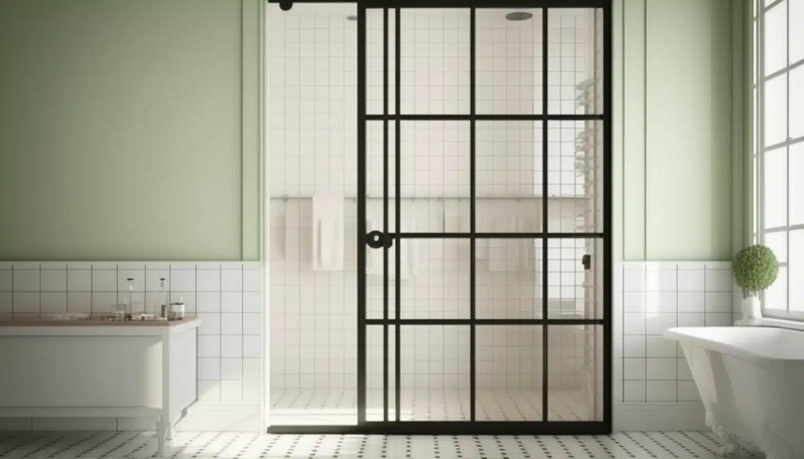 porta de correr para banheiro