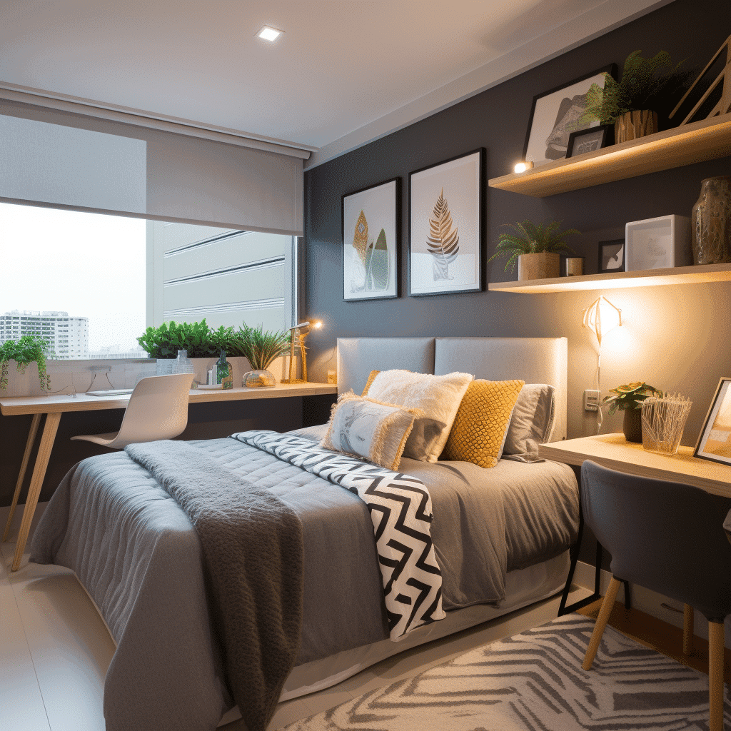 Como criar um quarto de casal perfeito! iluninacao-de-quarto-decorado