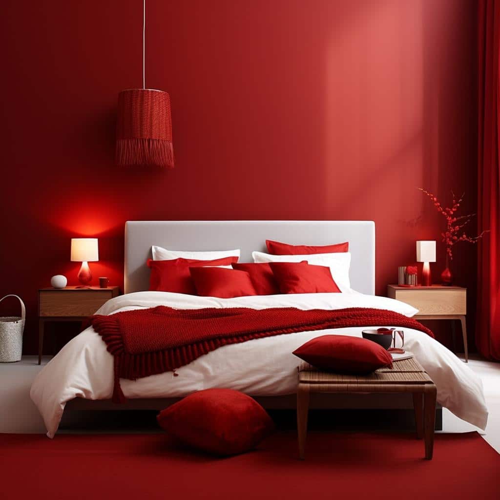 Ideias incríveis para uma decoração apaixonante no Quarto Vermelho: 5 inspirações indispensáveis! Quarto Vermelho: 5 Inspirações Para Uma Decoração Apaixonante.