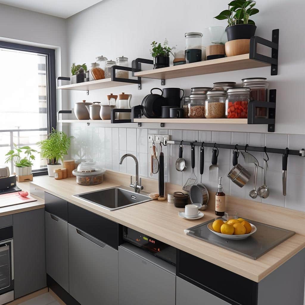 Como otimizar uma cozinha super pequena: Instruções e sugestões.