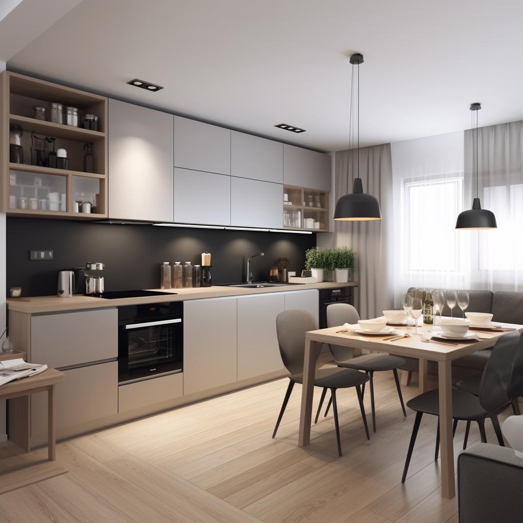 Cozinhas Americanas em Apartamentos Pequenos: Como Otimizar Espaço e Criar um Ambiente Funcional! cozinhas-americanas-em-apartamentos-pequenos04