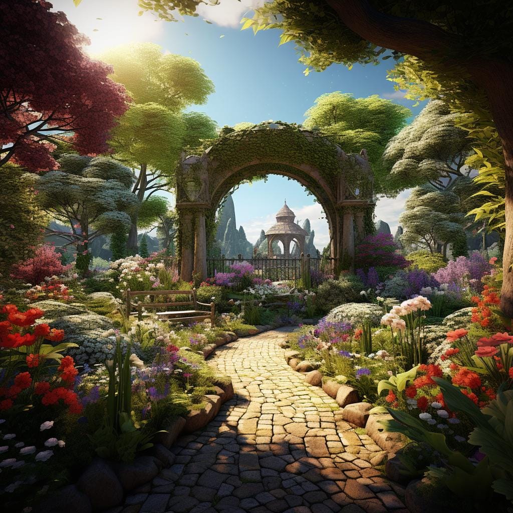 Transforme seu jardim simples em um paraíso verde e encantador. jardim-simples02