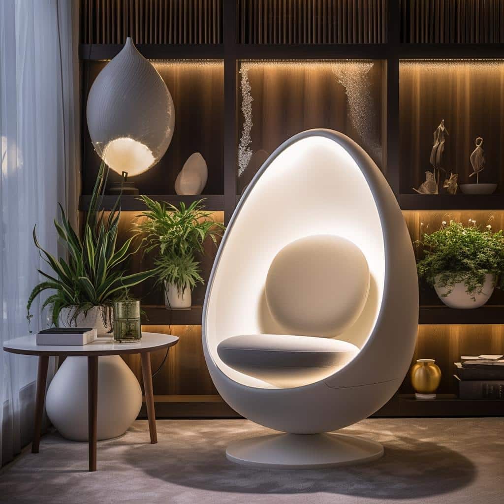 Aconchego e estilo: Transforme seus ambientes com a poltrona Egg. poltrona-egg-ambientes02