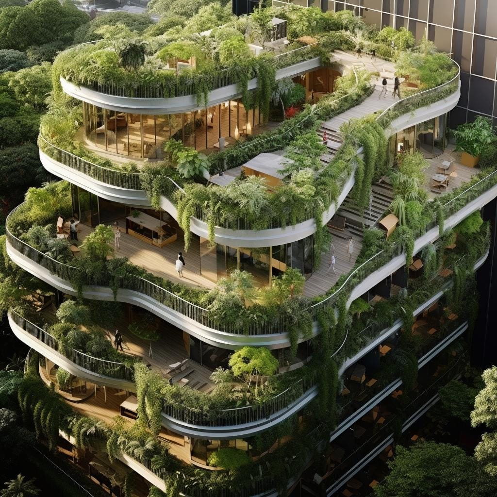 Arquitetura e Natureza: Projetando Edifícios que Respiram – A Inovadora Tendência de Sustentabilidade que Surpreende e Transforma o Ambiente Urbano Arquitetura e Natureza: Projetando Edifícios que Respiram