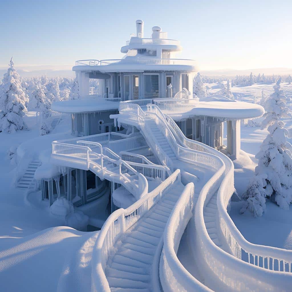 Desafios da arquitetura em regiões de permafrost.