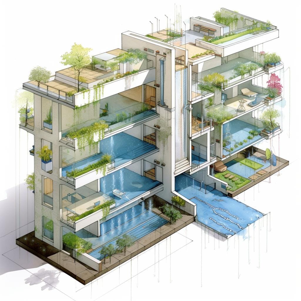 Sistemas de Recuperação de Água da Chuva em Projetos Arquitetônicos