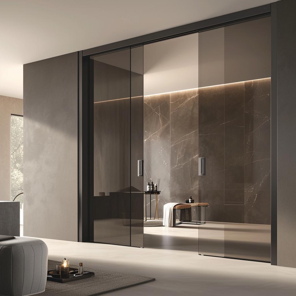 Inovação e Praticidade: 4 Modelos de Porta de Correr para Banheiros Modernos