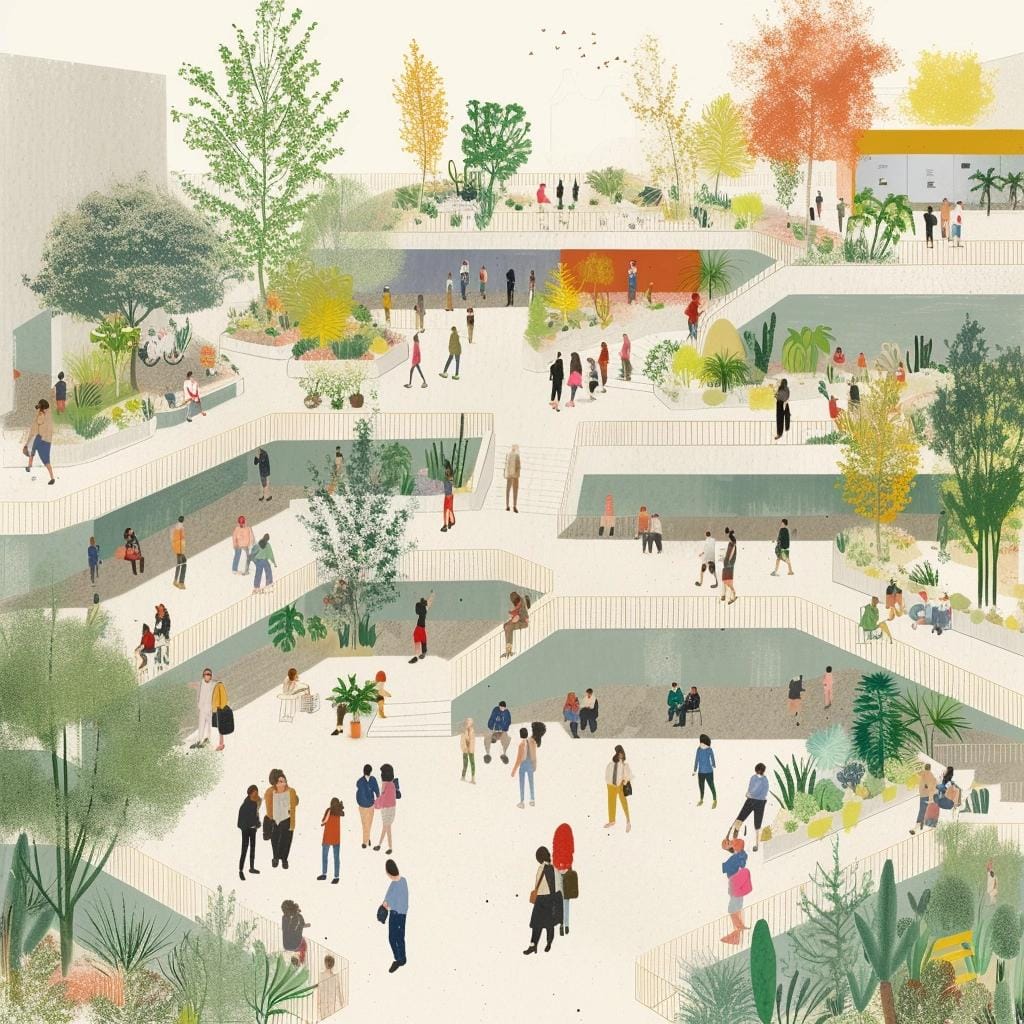 Arquitetura e comunidade: projetando espaços de convivência com transformações surpreendentes para resolver o problema de engajamento social e compartilhamento. Arquitetura e comunidade: projetando espaços de convivência.