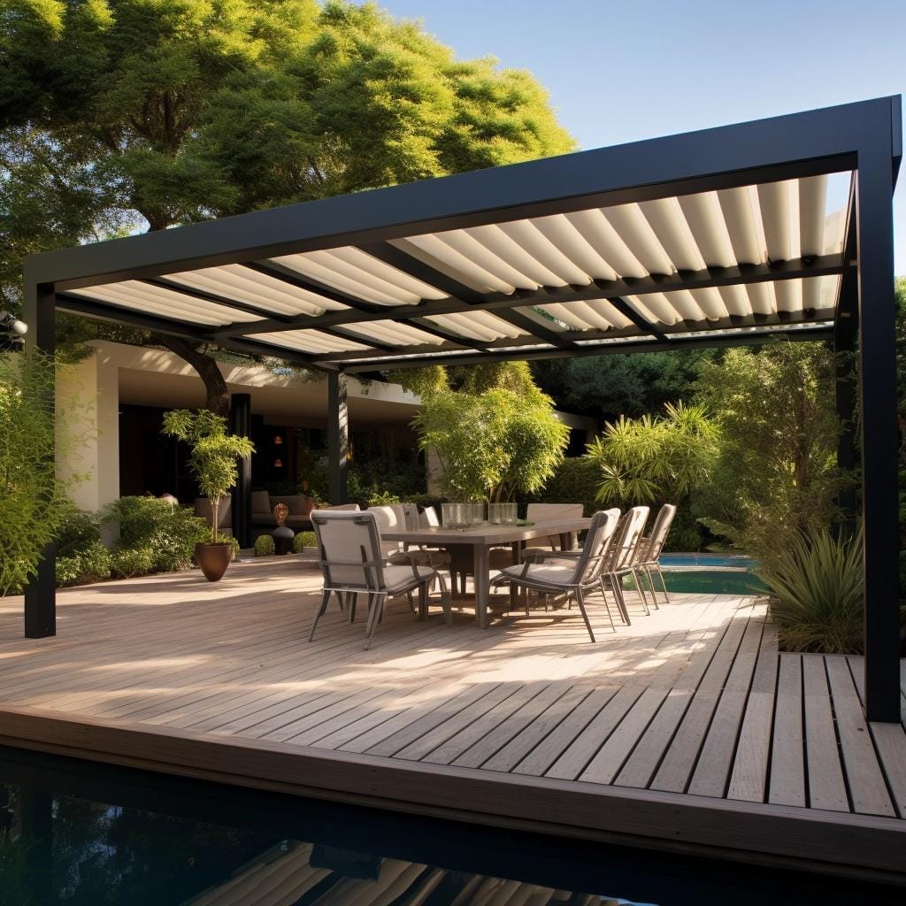 Cobertura para Pergolado: 5 Soluções Criativas para Todos os Climas, Descubra os Segredos para Transformar seu Espaço Exterior e Surpreender seus Convidados. Cobertura para Pergolado: Soluções Criativas para Todos os Climas