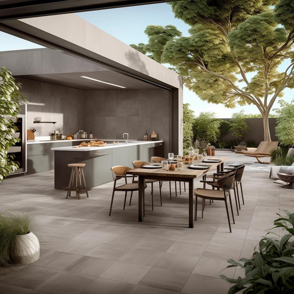 Porcelanato para Área Gourmet: Tendências 2024 que vão surpreender você, inspire-se já! Porcelanato para Área Gourmet: Inspirações para 2024