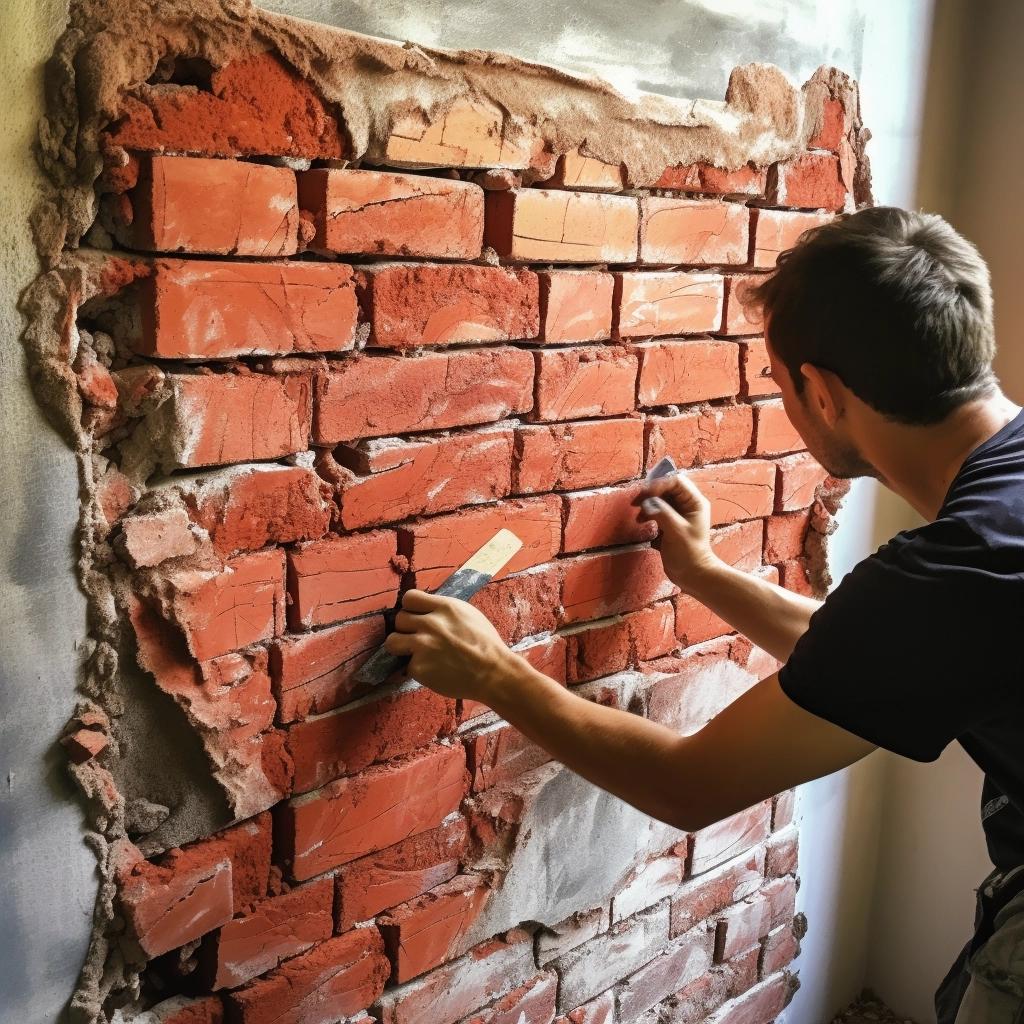 Top 5 Unconventional Techniques This Handyman Used to Protect His Brick Wall Like a Genius.
