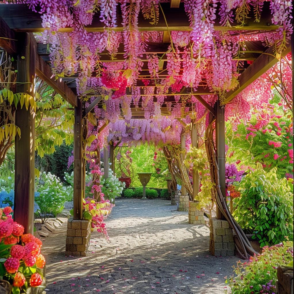 Glicínia em Pergolado Dicas para um Jardim Colorido e Encantador