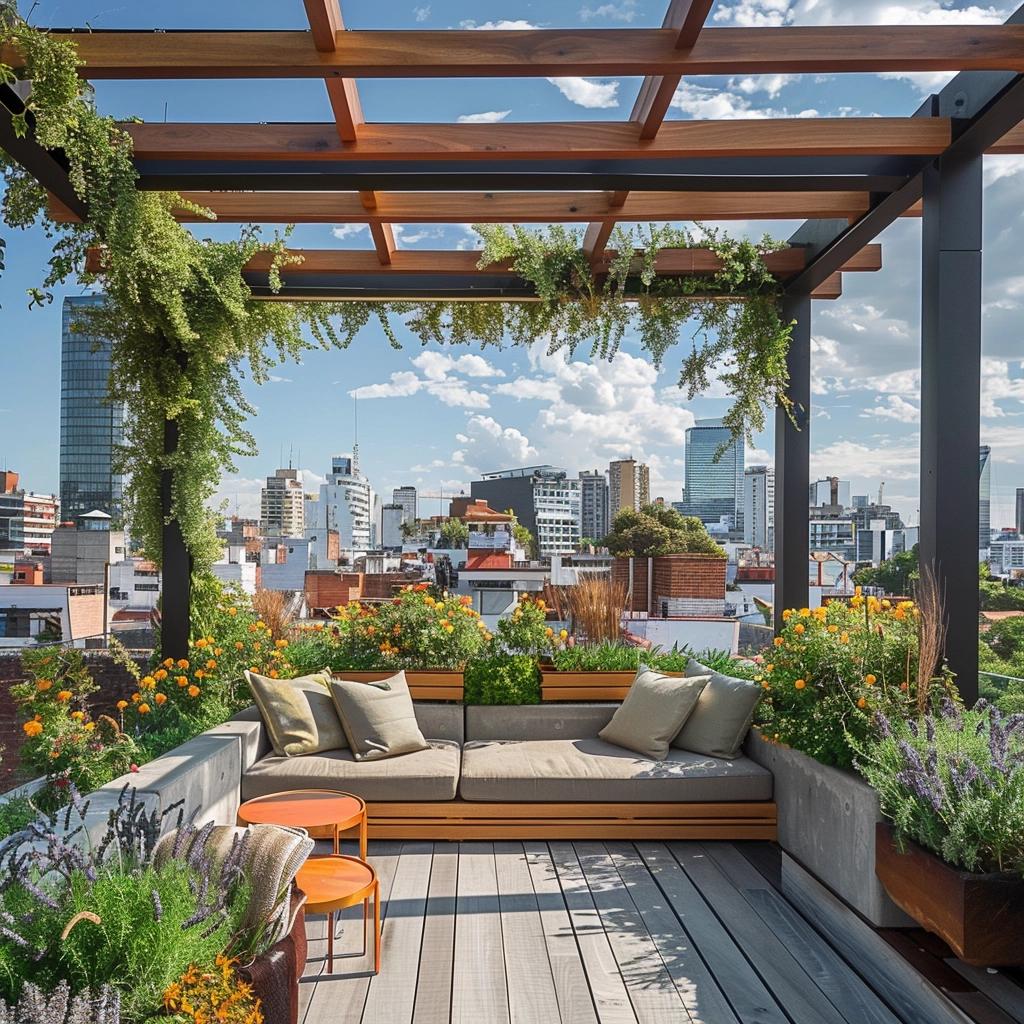 Soluções Criativas para Jardins em Telhados Urbanos