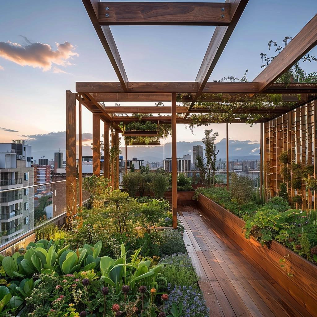 Soluções Criativas para Jardins em Telhados Urbanos