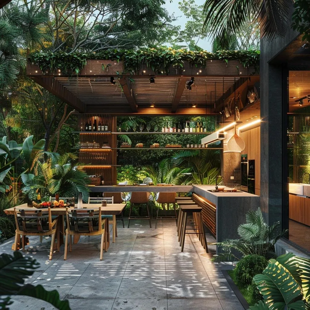 5 dicas de como projetar e decorar uma cozinha em seu quintal