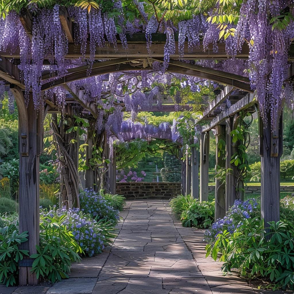 Você Já Conhece os Segredos de uma Pérgola e Glicínia para um Jardim Encantador e Perfumado?