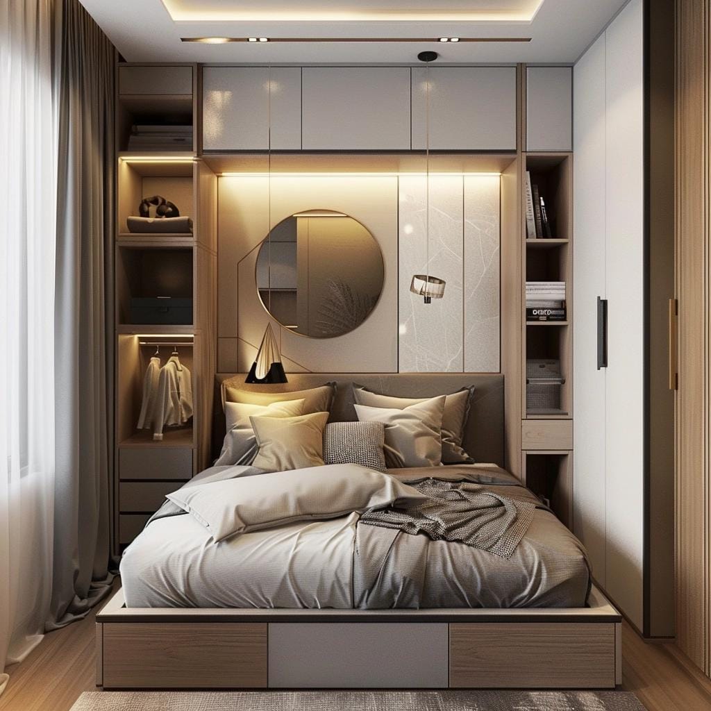 3 Dicas de Design Inteligente para Quartos de Casal Pequenos