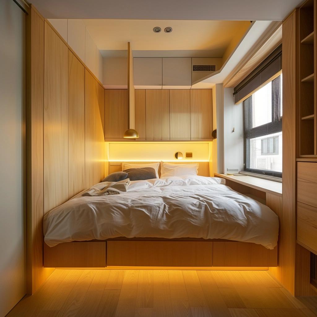 3 Dicas de Design Inteligente para Quartos de Casal Pequenos