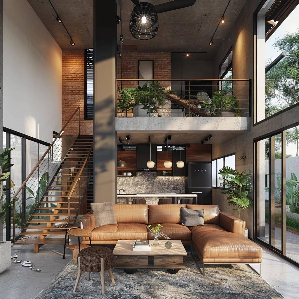 Mini casa 5x5 metros estilo loft