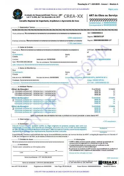 Documentação de Responsabilidade Técnica: Imagem que destaca a relevância do registro de ART.