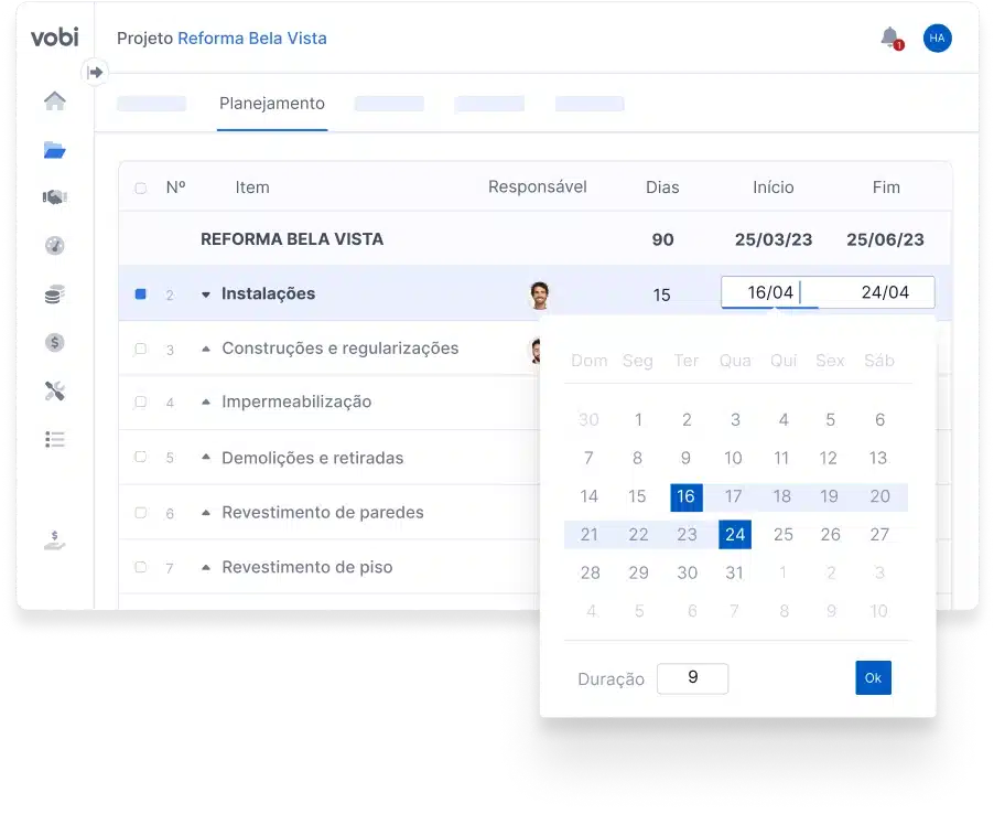 Mostrando planejamento de obra - ilustração 4