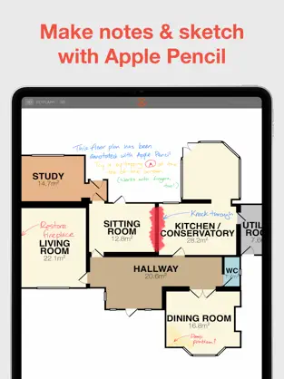 Tela do aplicativo RoomScan Pro disponível na App Store.