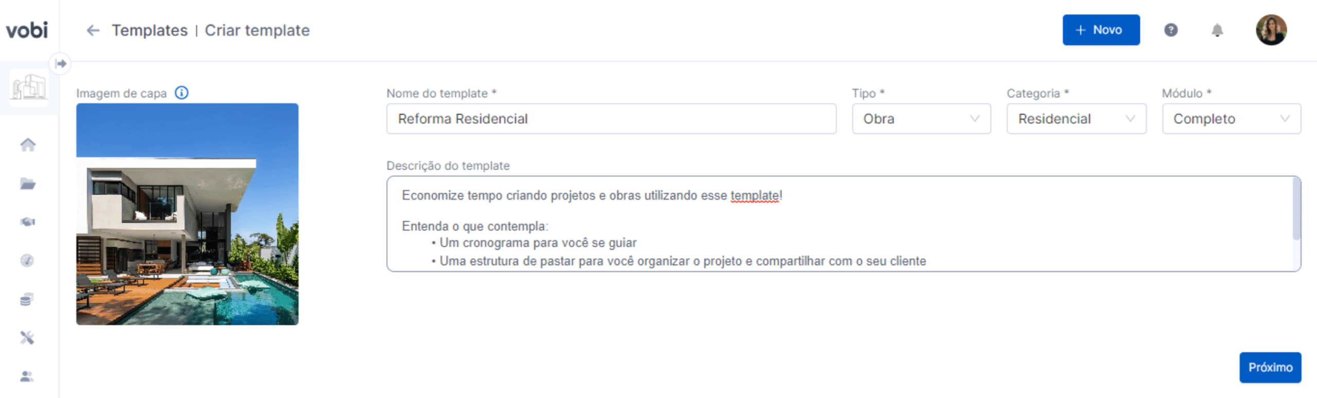 Exemplo de templates
