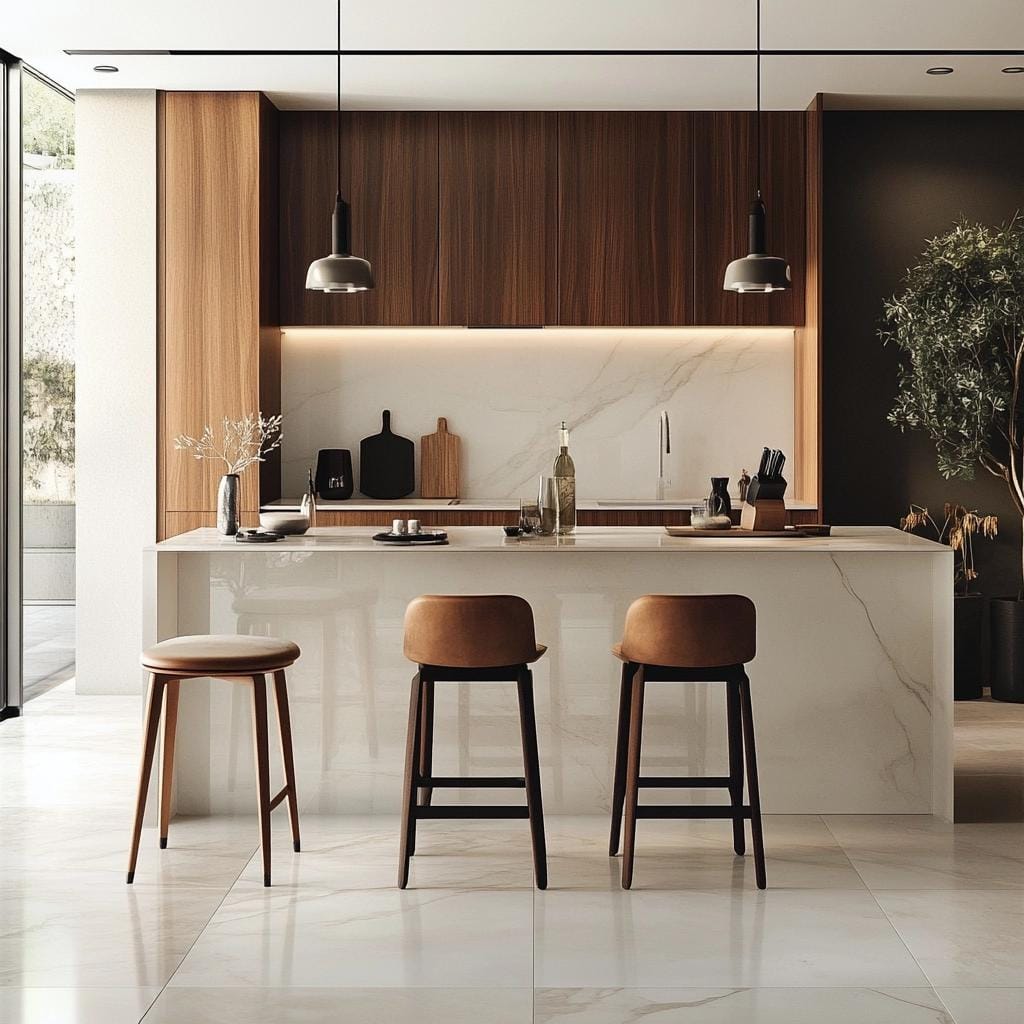 Bancadas de Cozinha em Porcelanato: 6 Opções de Revestimento