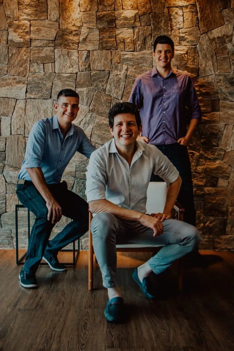 Sócios da S+projetos, de Cravinhos. 