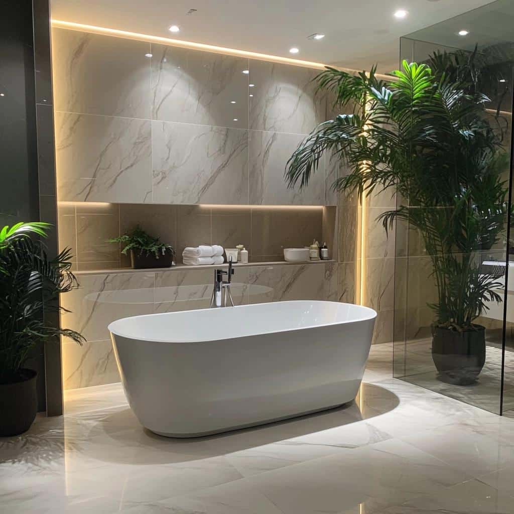 Porcelanato que reproduz mármore carrara: beleza e benefícios