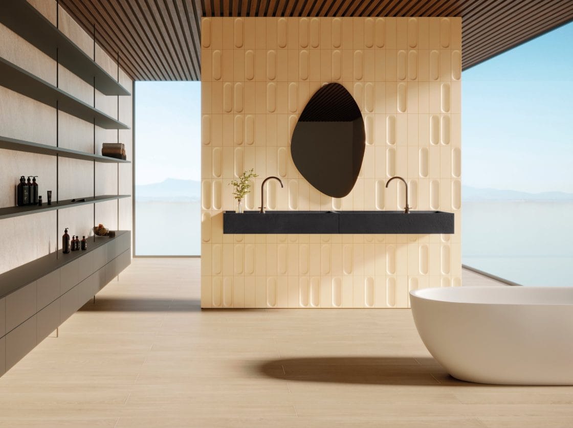 Limpeza de porcelanato não requer uso de muitos produtos (Projeto: Portobello)