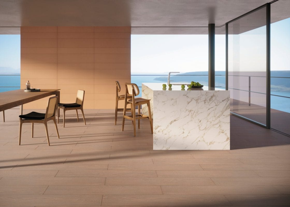 Como é fino e está em contato direto com o porcelanato, o rejunte precisa ser limpo com atenção (Projeto: Portobello)