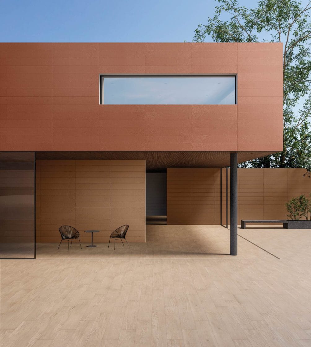 Para fachadas, único rejunte recomendado é o cimentício (Projeto: Portobello)