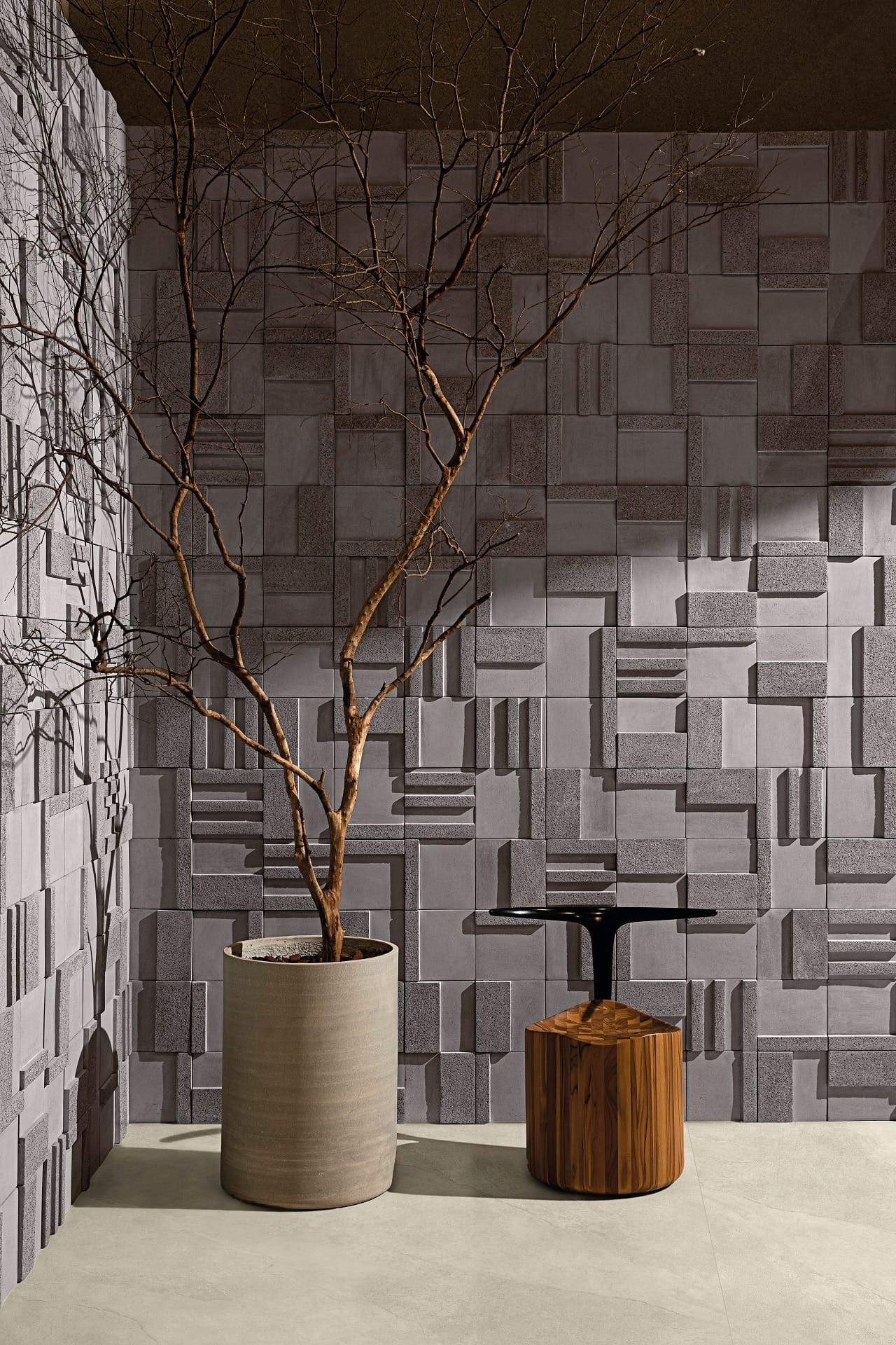 Revestimento para paredes, Fita pode ser aplicado em áreas internas e externas (Projeto: Portobello)