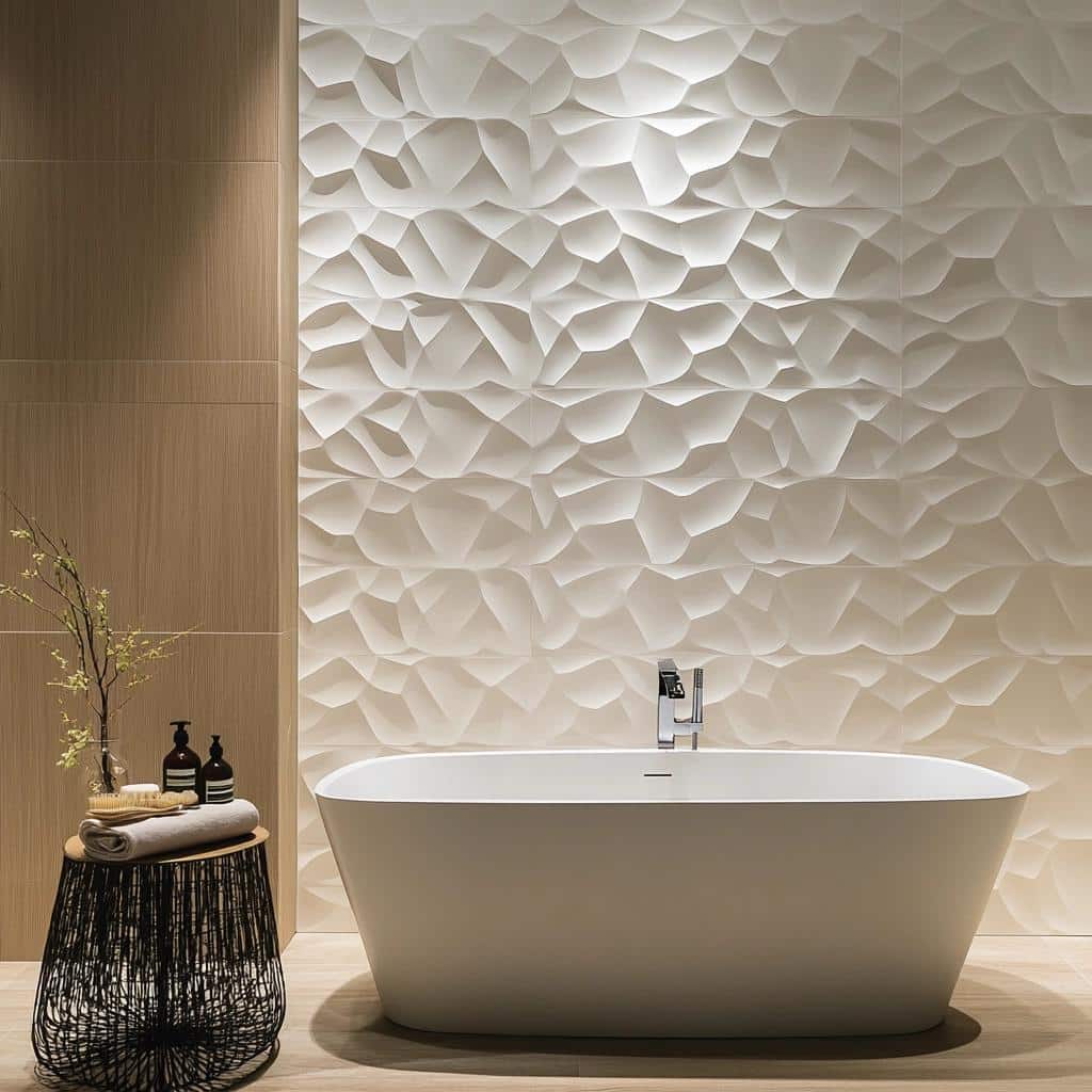 Revestimento com relevo: decoração para ver e sentir