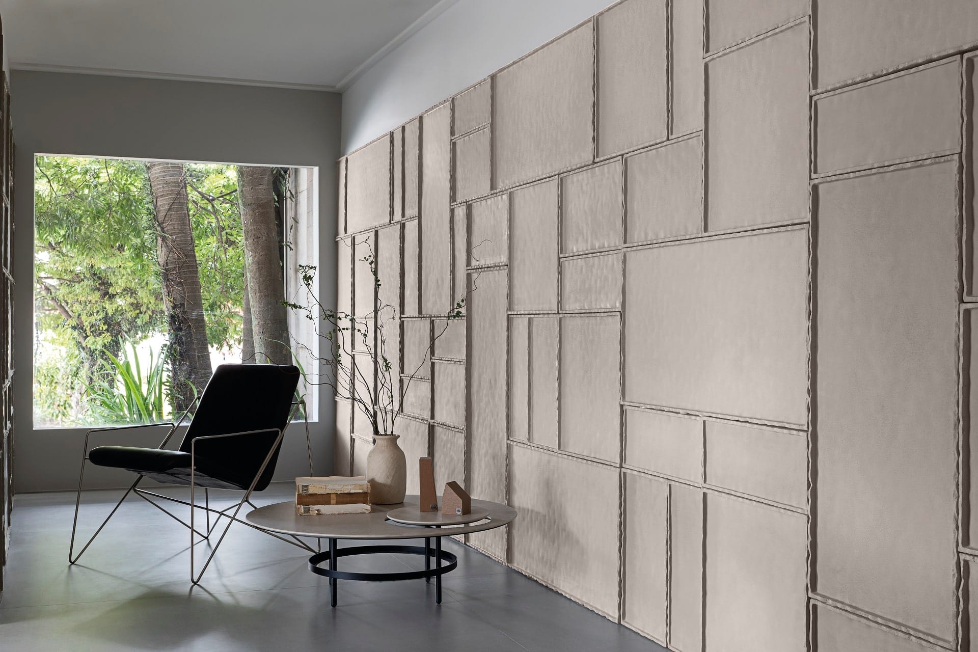 Em parceria com Isay Weinfeld, Portobello apresenta revestimento cimentício Bordas (Projeto: Portobello)
