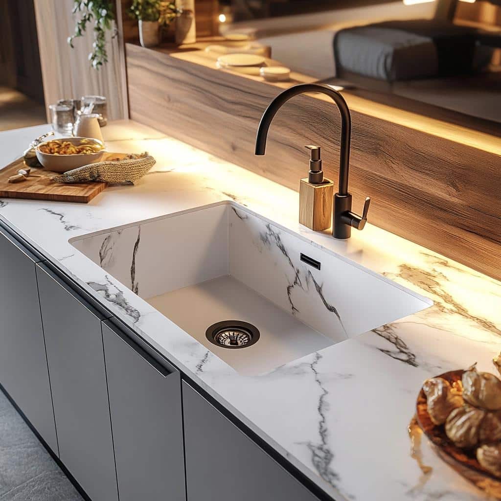 Cuba de Porcelanato: Inspirações para Cozinha e Banheiro