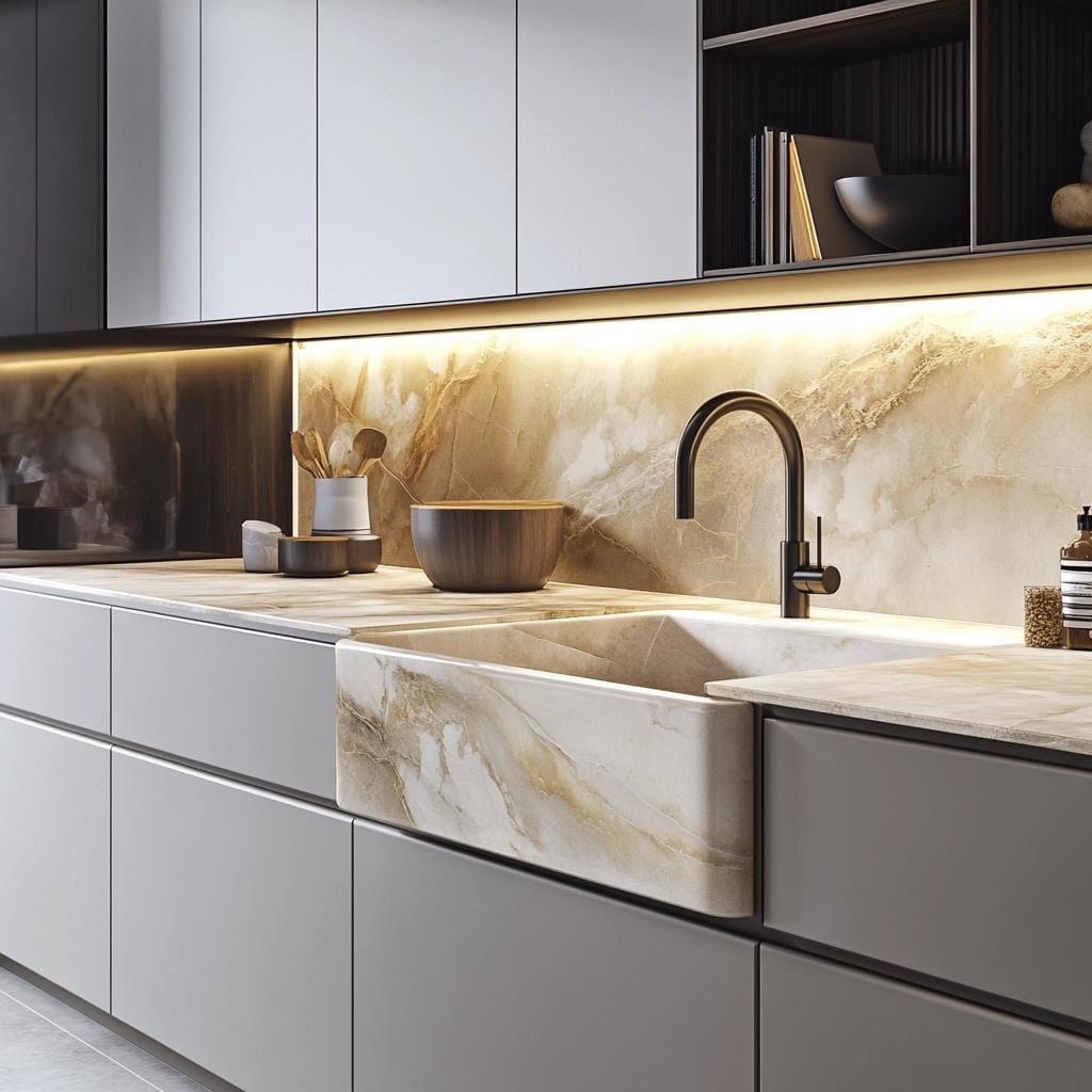 Cuba de Porcelanato: Inspirações para Cozinha e Banheiro
