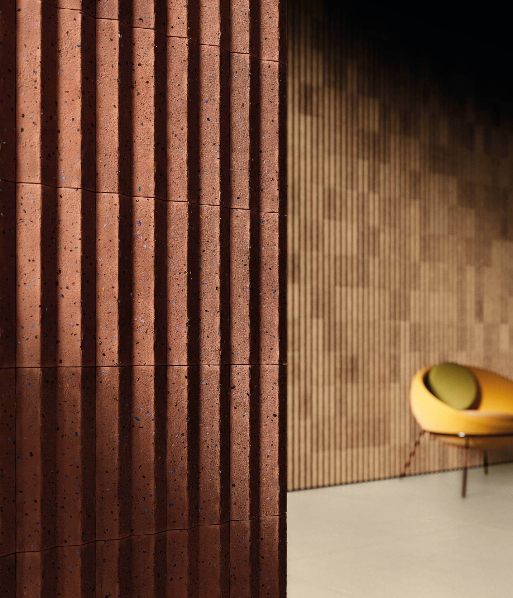 Tons terrosos chegam para iluminar os revestimentos do Projeto Sururu (Projeto: Portobello)