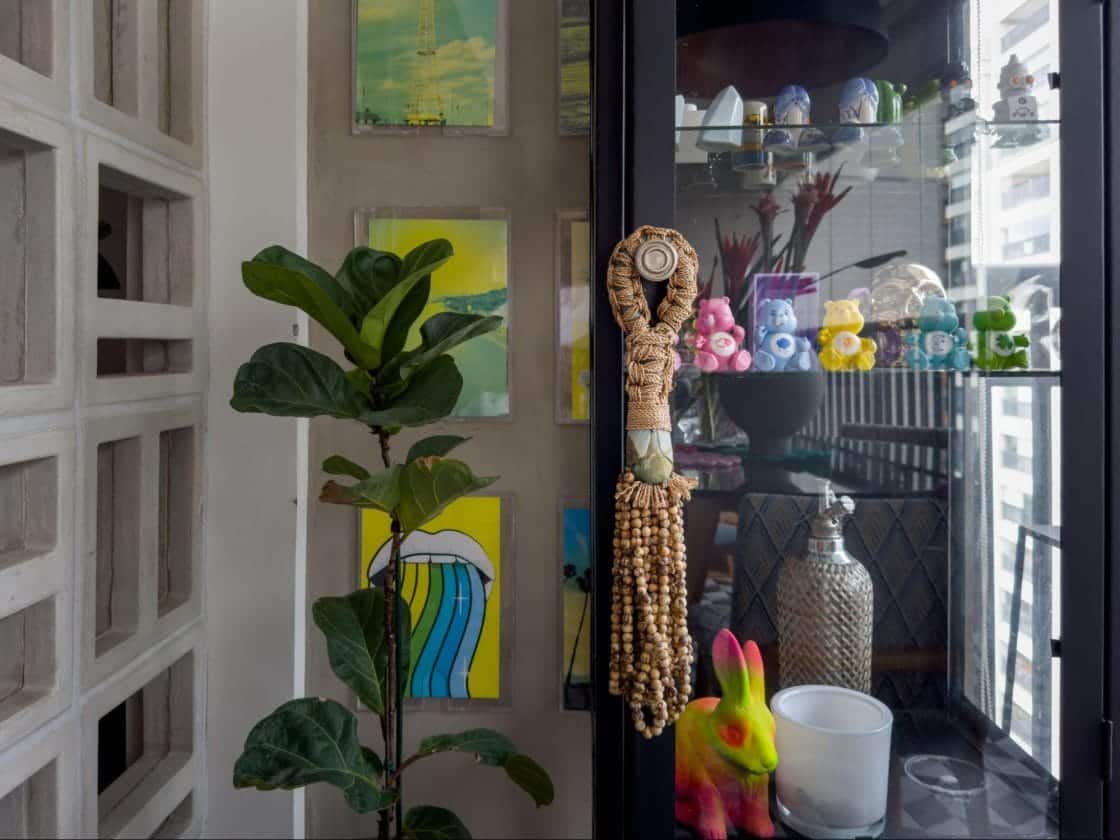 Uma mistura interessante entre toy art e arte popular brasileira (Foto: Lufe Gomes)