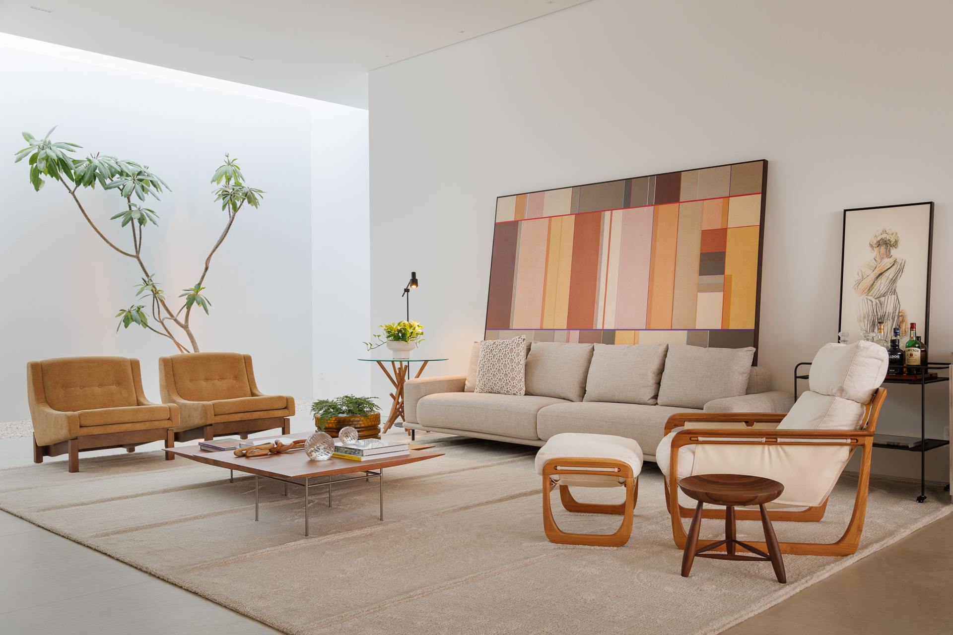 Os ambientes são como quadros em branco para a família registrar a sua história (Projeto: Joice Pretel Arquitetura)