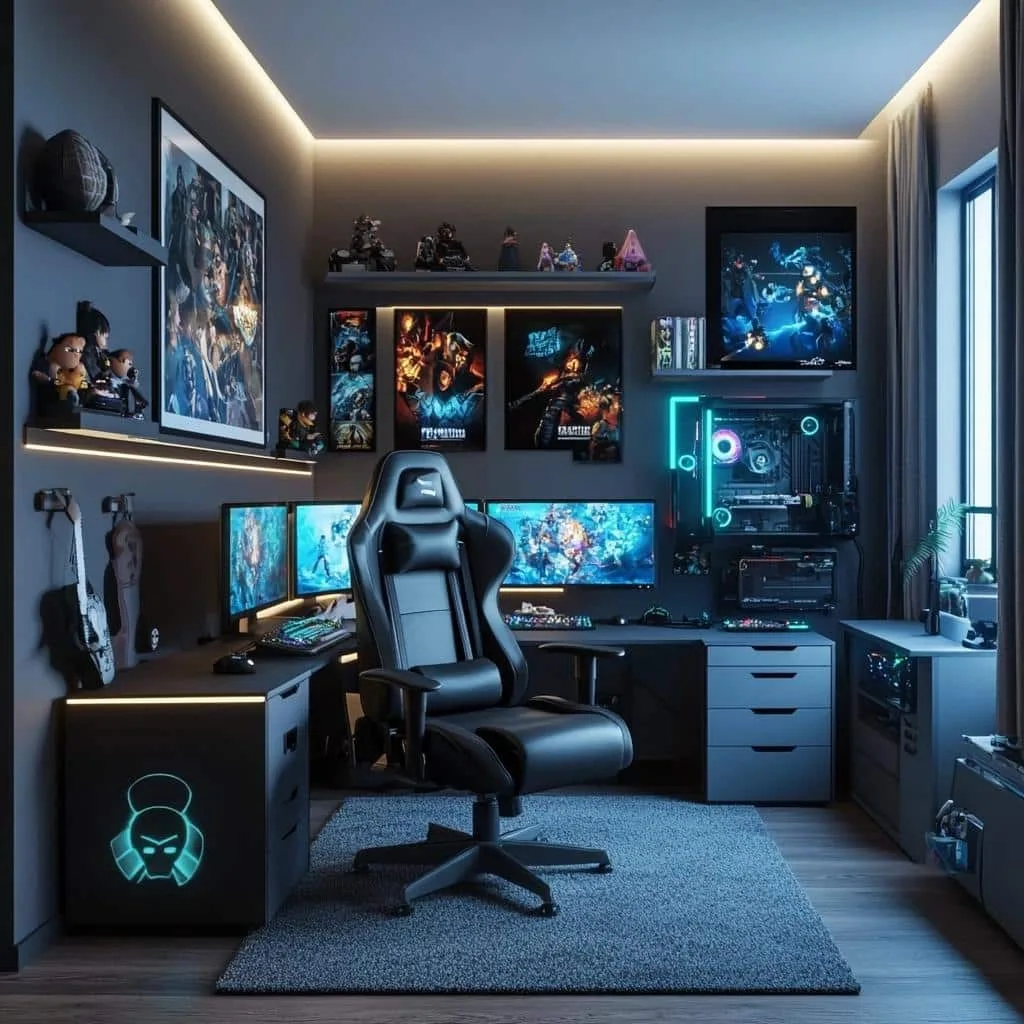 Ideias de quarto adolescente masculino: estilo gamer, simples e mais