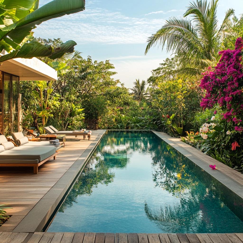 Jardim com piscina: inspirações para acrescentar no seu projeto