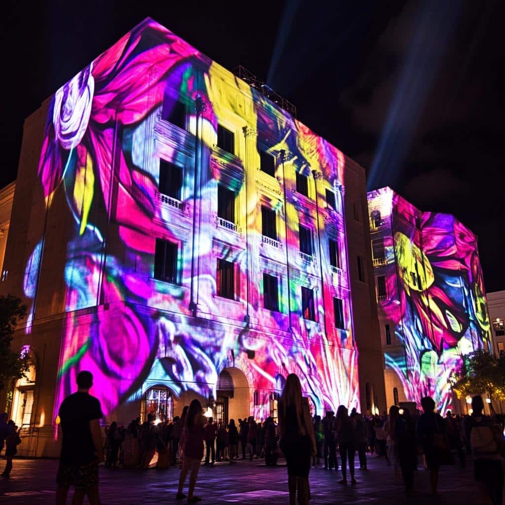 Projeções Mapeadas: Como o Video Mapping Transforma Prédios em Arte