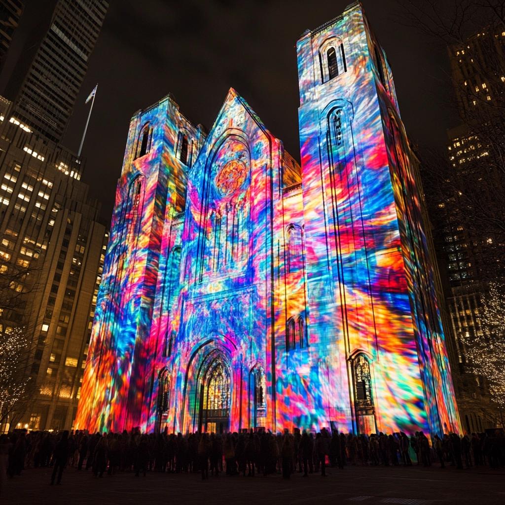 Projeções Mapeadas: Como o Video Mapping Transforma Prédios em Arte