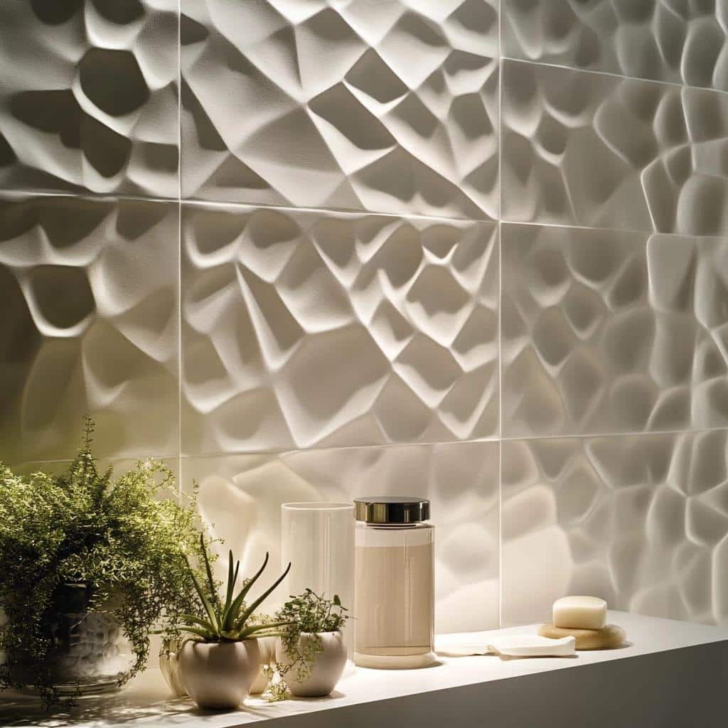 Revestimentos com relevo: beleza e praticidade na decoração