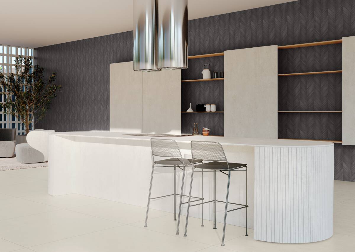 Neste projeto, o preto foi escolhido como a cor da parede de destaque (Projeto: José Ricardo Basiches)